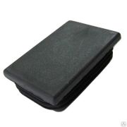 Заглушка 40*25 практичная черная