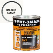 Эмаль грунт по ржавчине белый RAL 9010 (2л) Дали
