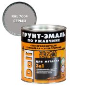 Эмаль грунт по ржавчине серый RAL 7004 (2л) Дали
