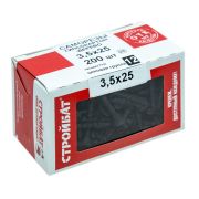 Саморез гипсокартон-дерево 3,5*25 (200шт) Стройбат