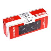 Саморез кровельный с буром 4,8*19 (темно коричневый 70шт) Стройбат