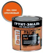 Эмаль грунт по ржавчине оранжевый RAL 2004 (0,75) Дали