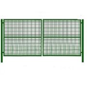 Секция забора 3D, 2510*2000*5 мм, зеленая (RAL 6005)